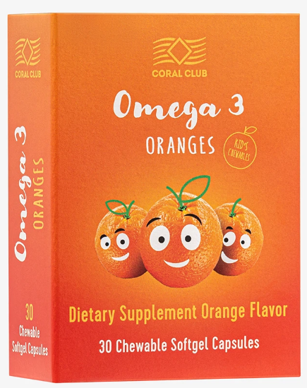 Omega 3 Naranjas (30 cápsulas blandas) 1662112916809